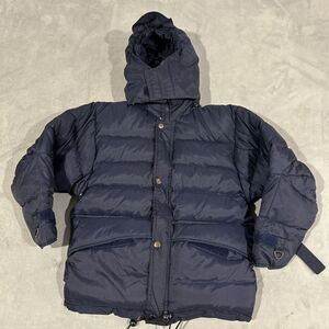 VTG 80s Downed Puffer Hoodie Womens Small Chest 19 Parka Snowboard Anorak